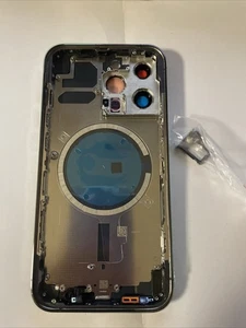 Scocca Chassis Posteriore Per Apple iPhone 13 pro Compatibile Nero Grigio Vetro - Imagen 1 de 3