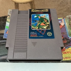 Commando (5-Screw) - 1987 NES Nintendo Game Only TESTED - Picture 1 of 2