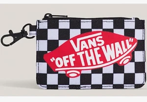 Neu mit Etikett! Vans Black White Check Checker Red Skateboard ID BADGE Wallet SOLD OUT! - Bild 1 von 7