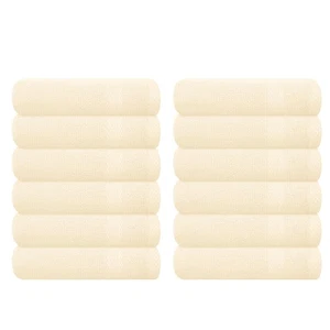 Ultra Soft 12-Piece Washcloths Set 13x13-100% Ringspun Cotton - Durable & Hig... - Picture 1 of 7