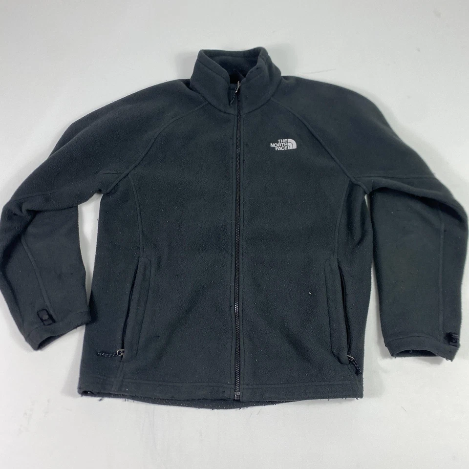 The North Face Jacket Mens Large Black Fleece Full Zip Outdoor Hiking Warm Layer - Image 1 of 4
