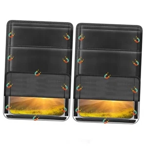 Paquete de 2 25 x 16 pulg. (Paquete de 2) Negro+Magnético+Puerta Fit - Picture 1 of 7