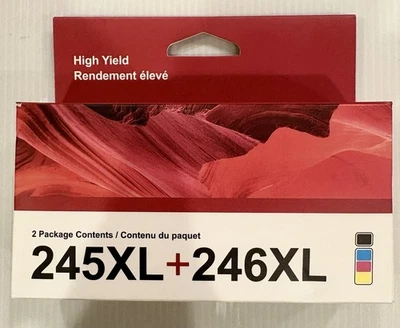 PG-245XL CL-246XL Ink Cartridge for Canon PIXMA MG2522 MG2520 TS3122 MX490 MX492 - Image 1 of 4