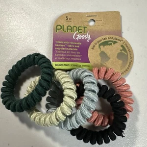 Goody Bamboo Hair Accessory Coil - 5ct - Imagen 1 de 4
