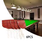 6 Pieces Pool Table Net Portable Mesh Net for Leisure Pool Table Accessories