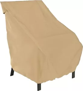 Classic Accessories Terrazzo Water-Resistant 26 Inch High Back Patio Chair Cover - Picture 1 of 9