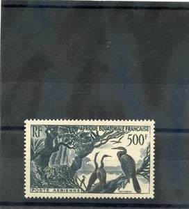 ÁFRICA ECUATORIAL FRANCESA SC C37 (YT A53)**VF NH 1947 500f GRN, NEGRO Y AZUL, $150 - Imagen 1 de 1