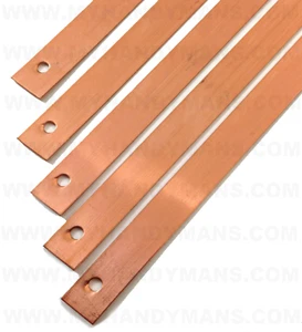 Correas de techo de pizarra de cobre 150 mm, tira de techo de pizarra, reparación, libre de algas de musgo, - Imagen 1 de 1