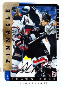 1996-97 Be A Player Auto #191 Shawn Burr - Picture 1 of 1