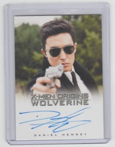 2009 X-Men Origins Wolverine Autograph DANIEL HENNEY as Agent Zero ON CARD AUTO - Picture 1 of 2