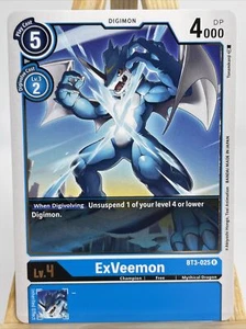 1x Digimon Release Special 1.5 ExVeemon - BT3-025 - R, casi como nuevo, inglés - Imagen 1 de 2