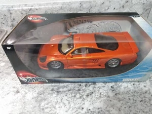 HOT WHEELS SALEEN S7, ORANGE,NICE CAR,IN BOX 1:18 DIECAST - Picture 1 of 4
