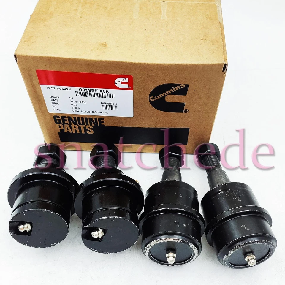 4 piezas 0313BJPACK rótulas inferiores superiores Cummins para 03-13 Dodge Ram 2500 3500 Foto 1 de 4