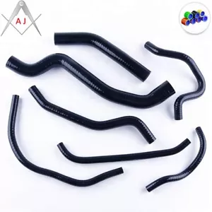 Kit de mangueras de 3 capas radiador de silicona negro para Yamaha FZ1 Fazer FZS1000S 2006-2011 - Imagen 1 de 8