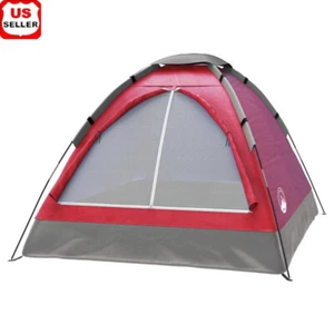 Lightweight 2 Person Camping Tent W/ Rain Fly Easy Setup Portable Outdoor New - Picture 1 of 7