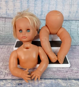 VTG MARX 1978 First Love Doll Rubber Sleepy Blue Eyes - For Parts Repair - Picture 1 of 24