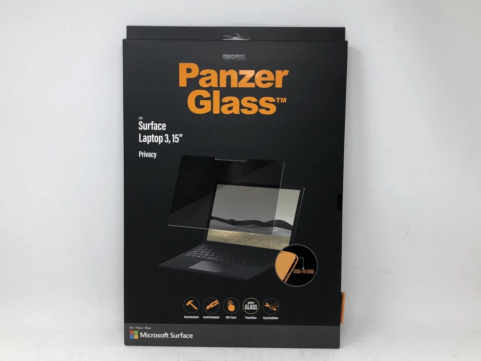 PanzerGlass Microsoft Surface Laptop 15" Clear Screen Protector Tempered Glass - Image 1 of 4