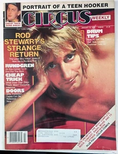 Circus Magazine January 1979 Rod Stewart, Cheap Trick, Doors, Eddie Kramer, RARE - Picture 1 of 18