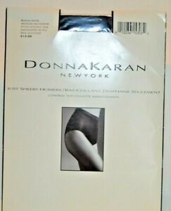 Donna Karan Just Sheer Pantyhose Medium Style 266 Choose Black Navy (1mm)