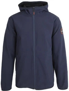 NAPAPIJRI Men's Outdoor Softshell Jacket DELISLE BLUE MARINE Size 2XL XXL Blue - Picture 1 of 8
