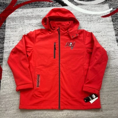 NEW G III Tampa Bay Buccaneers Softshell Jacket XL Red Full Zip Hood Fleece NFL - Image 1 of 4