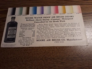 Moore Air Brush Werbeflyer - Bild 1 von 3