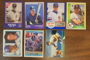 Kevin Maas Minor League/Rookie 7 Karten Lot - New York Yankees/Clippers - Bild 1 von 2