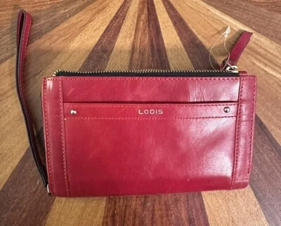 NUEVO Lodis Cuero Blair Smartphone Muñequera 3 Compartimentos con Cremallera RFID Foto 1 de 4