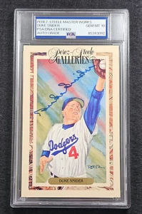 DUKE SNIDER Signed Perez Steele Postcard-HOF-LOS ANGELES DODGERS-PSA 10 Auto - Picture 1 of 3