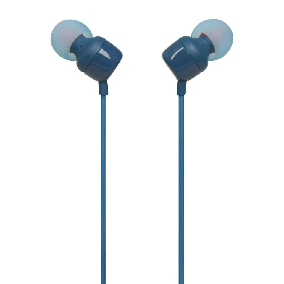 JBL Tune 110 Blue In-ear Only Headphones With Wireless Bluetooth Receiver /new