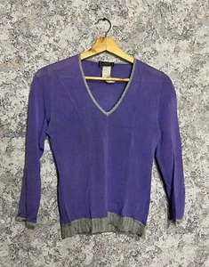 Vintage Gianni Versace Long Sleeve '95 Tops T-Shirt Pullover size 40 - Picture 1 of 5