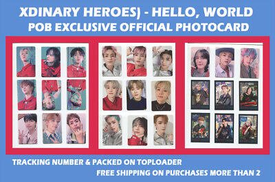 Xdinary Heroes [hello, World]  Soundwave Pob Exclusive Official Photocard • 4.90$