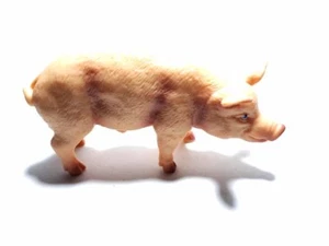 1 maiale LUNGO 10CM animali X pastori 10 12 cm presepe crib animal pork - Picture 1 of 1