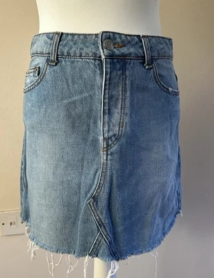 Ladies Denim mini  Skirt Size 10 - Image 1 of 4