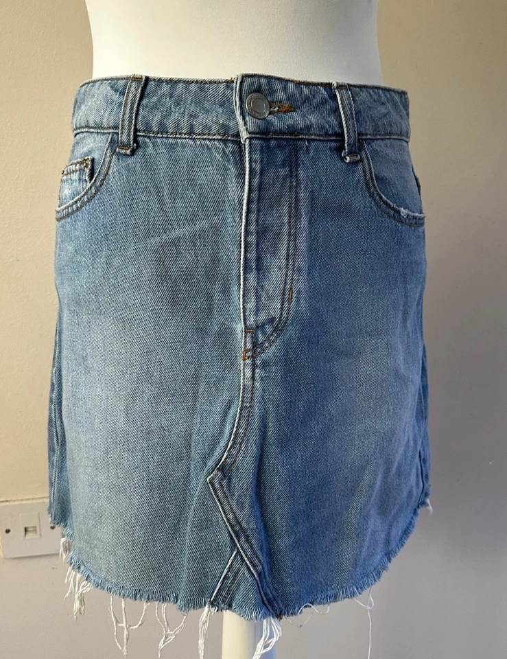 Ladies Denim mini  Skirt Size 10 - Image 1 of 4