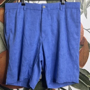 Peter Millar Golfshorts Größe 36 geblümt blau vorne flach - Bild 1 von 7