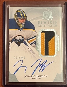 Jonas Johansson Rookie Auto Patch /249 2020-21 The Cup - Picture 1 of 2
