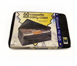 Conductor Series black VTG 60 Cassette Carry Case NEW - Foto 1 di 9