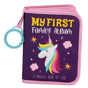Baby's My First Family Album | Soft Photo Cloth Book Gift Set for Newborn - Picture 1 of 6