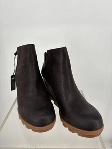 Sorel Joan of Arctic Damenstiefel Keilabsatz Reißverschluss NL3766-205 schokobraun 9,5 - Bild 1 von 6