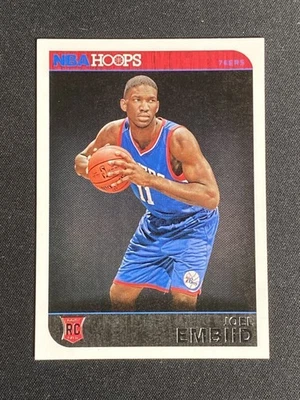 Joel Embiid 2014-15  NBA Hoops Rookie #263 Philadelphia 76ers RC-8 - Image 1 of 2