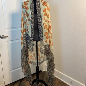 Damen Boho Supersize Animal Print Schal/Schal/Strand Abdeckung Sarong Halstuch - Bild 1 von 9