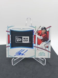 Parche de etiqueta de lavandería National Treasures Jordan Lawlar 2023 automático 1/1 lo último como nuevo - Imagen 1 de 5