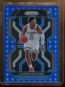 2021-22 Panini Prizm Aaron Wiggins NBA 75th Anniversary Rookie OKC Thunder #286 - Picture 1 of 2