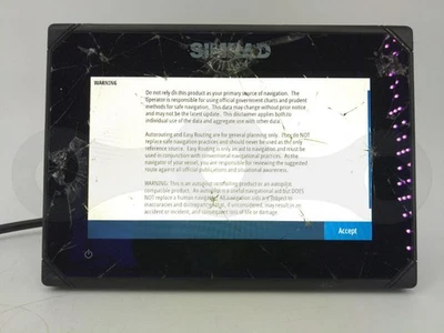 SIMRAD GO7 BOAT MULTIFUNCTION DISPLAY FISHFINDER SONAR CHARTING DISPLAY MONITOR - Image 1 of 4