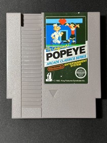 Popeye (Nintendo Entertainment System NES Game 5 Screw Cartridge Only TESTED