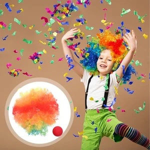 Peluca Cabeza Explosión Cosplay Esponjoso Divertido Payaso Peluca Kit Peluca Rendimiento - Imagen 1 de 12