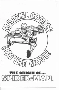 Marvel Comics On The Move Origen of Spider-Man cómic promocional 1982 Stan Lee Ditko - Imagen 1 de 3