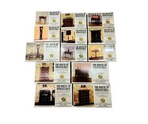 Vintage X-acto The House Of Miniatures Dollhouse Furniture Kits Lot Of 13  - Picture 1 of 5