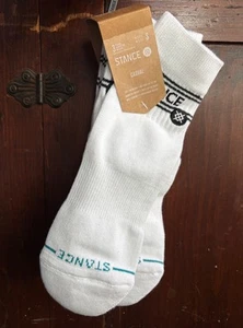 STANCE lässige 3 Paar weiße Damen Quarter Socken kleine Größe 5-7,5 Baumwollmischung NEU - Bild 1 von 2
